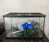 10 gallon fish tank with all the accessories