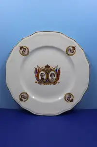 Alfred Meakin Commemorative Plate of Royal Visit To Canada 1939