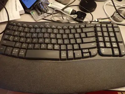 Logitech MK670 Wave Keys Keyboard and Mouse Combo - Graphite, View more