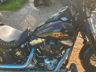 Rare find. 2008 Harley Crossbones. Very cool bike. Well maintained. 39kms. Lots of accessories. Read...