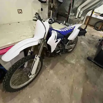 Fully rebuilt engine being top end bottom end and clutch rebuild shocks front and back new UFO white...