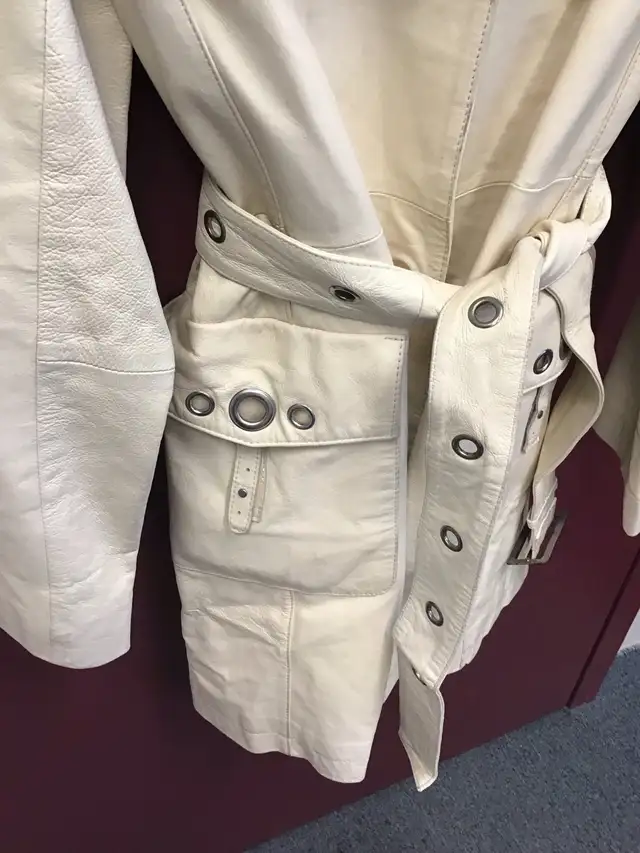 manteau en cuir véritable pour femme gr:8 coupe sport  in Women's - Tops & Outerwear in Longueuil / South Shore - Image 6