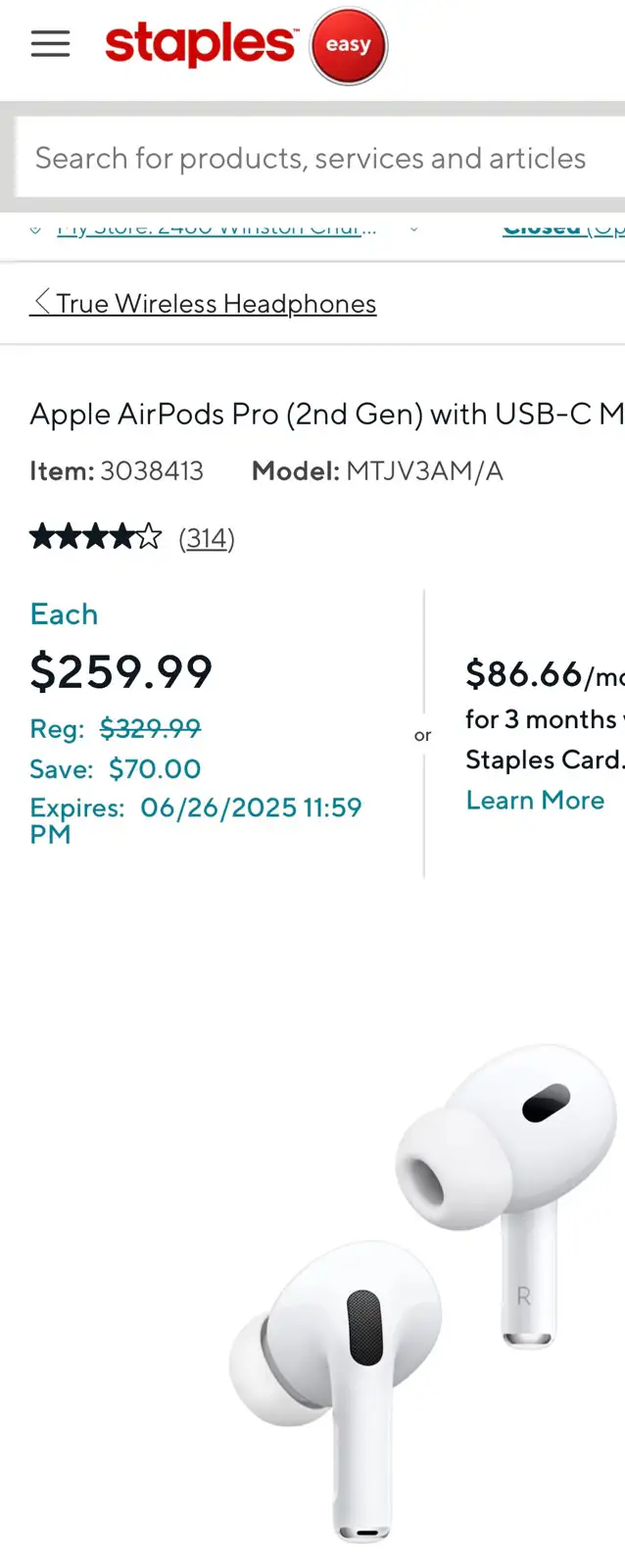 Apple Airpods Pro in Headphones in Mississauga / Peel Region - Image 5