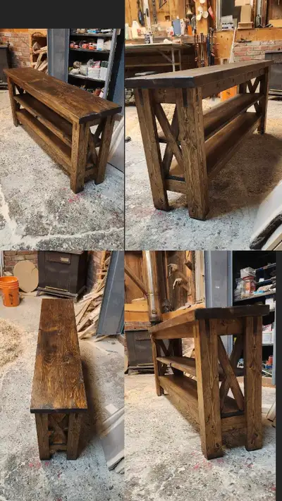 Custom woodworking - tables, benches and more, View more
