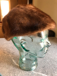 Vintage Woman’s Brown Fur Cap