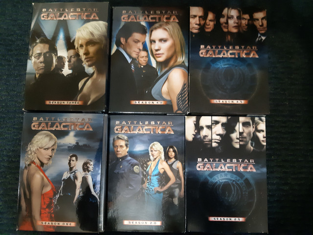 BattleStar Galactica DVD's  6 seasons $60 dans CD, DVD et Blu-ray  à Ville de Montréal