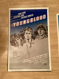 Original 27x41” poster from the movie ‘YOUNGBLOOD.’