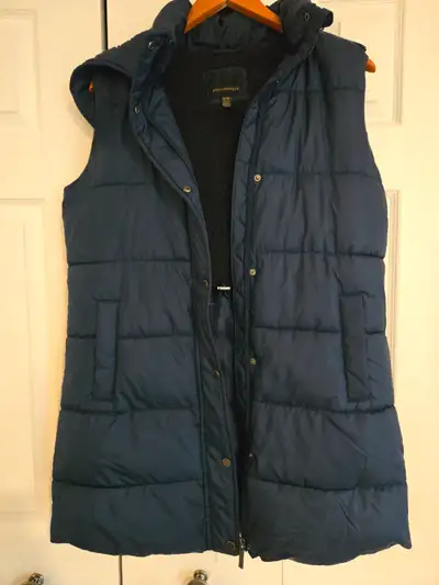Women long puffer vest, View more