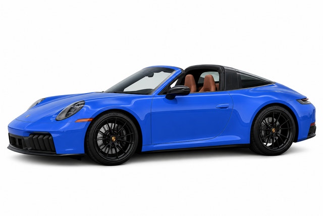 Porsche 911 Targa 4 GTS Hybrid 2025 – Lugano Blue