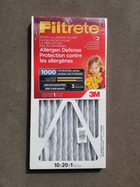 Filtrete 10x20x1 MPR 1000 Rating Pleated AC Furnace Air Filter