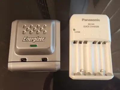 AA / AAA Energizer & Panasonic Battery Chargers NiMH, View more