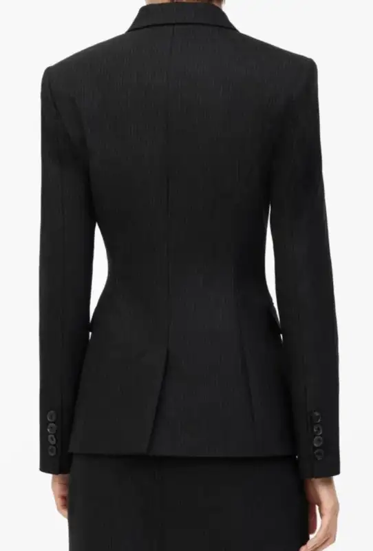 Zara wool blazer coat jacket manteau veston dress robe aritzia in Clothing in City of Montréal - Image 6