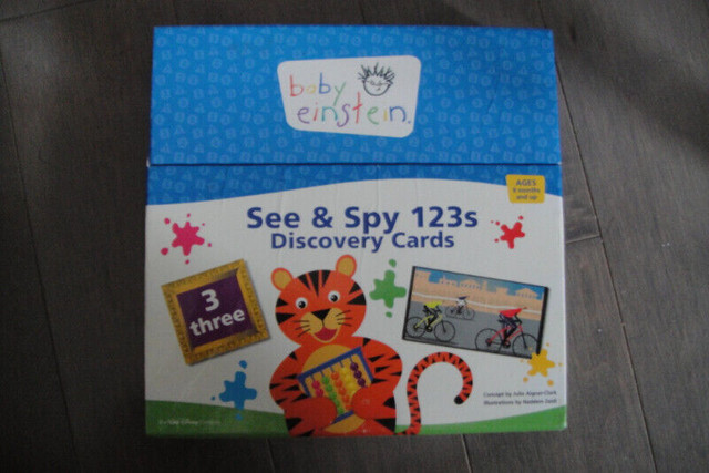 Baby Einstein See & Spy 123s Child Discovery Box Card Set Basic in Toys & Games in Markham / York Region