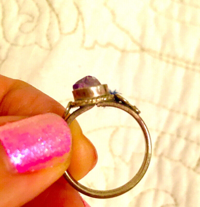 Purple Amethyst quartz ring. in Jewellery & Watches in City of Toronto - Image 2