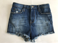 Leara Women Sexy Ripped washed Jean Denim Short Size USA2 EUR34