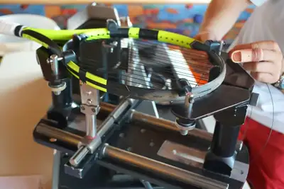 Tennis racquet stringing $20, View more