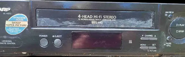 SHARP VCR vhs player. I deliver!441533639333007360
