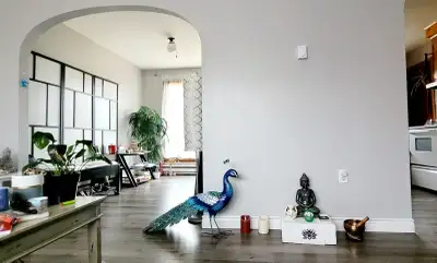 beautiful and cozy 3-bedroom, 1-bathroom house is a comfortable place to settle in, feel at home, an...