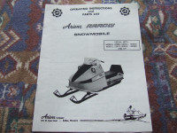 ARIENS ARROW  OPERATING AND PARTS LIST