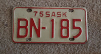 1975 motorcycle plate 