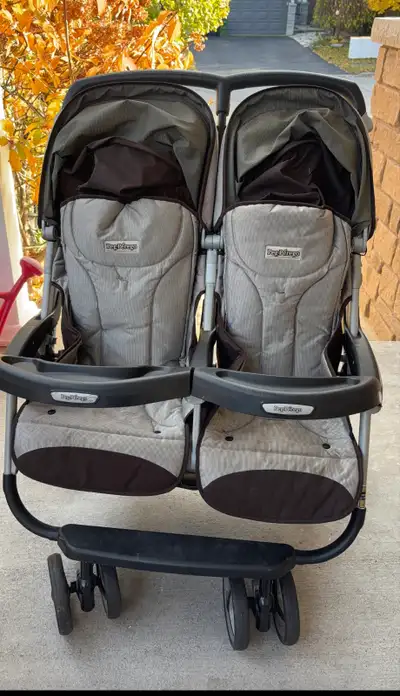 Peg Perego double stroller, View more