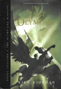Percy Jackson & The Olympians #5 THE LAST OLYMPIAN Riordan HcvDJ