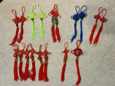 Brand New Chinese Knot - various styles (10 inches/25 cm), View more