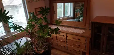 Mobilier de chambre à coucher en bois vintage, View more