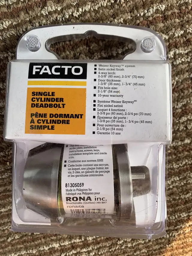 Single cylinder deadbolt lock