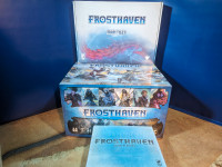 Frosthaven massive boardgame with wooden organizer and extras