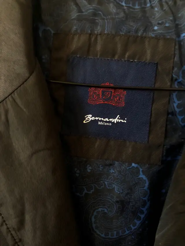 Men’s jacket, lightweight, elegant suit jacket style, Bernardini in Men's in Calgary - Image 3
