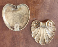 2 Brass Wall Decorative Pieces