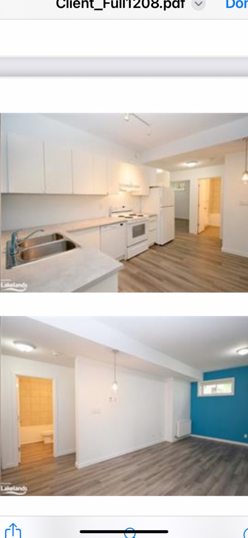 2 bedroom 1 bath Long Term Rentals Barrie Kijiji