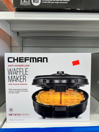 Chefman Anti-Overflow Waffle Maker
