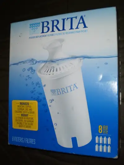 Brita 845993 Pitcher Replacement Filters, 8 Pack NEW $25