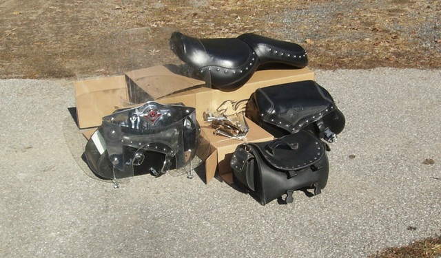 REDUCED!! Kawasaki Volcan 900 OEM Accessories in Motorcycle Parts & Accessories in Peterborough