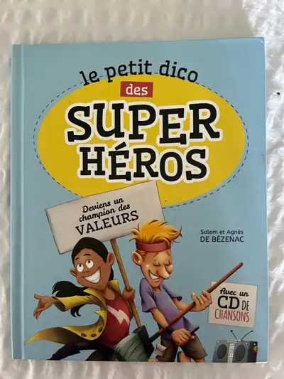 LIVRE ENFANT AVEC CD * LE PETIT DICO DES SUPER HÉROS *, View more