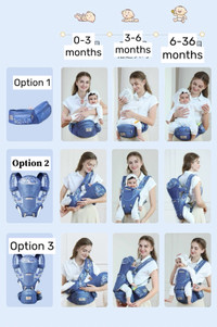 Baby Carrier, Multifunction Baby Carrier Hip Seat 