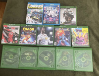 Xbox One Games / Nintendo Wii Games Lot