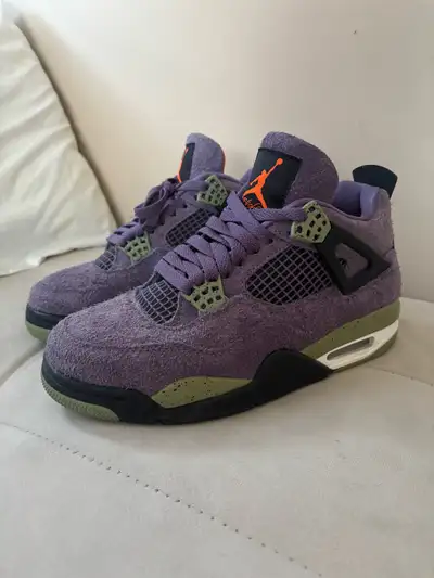Size 7 Nike air Jordan 4 retro Canyon purple, View more