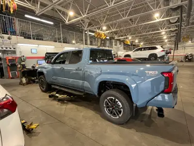 New Toyota TRD Sport Premium alloy wheels and tires. These are factory take-offs from a 2026 Tacoma....