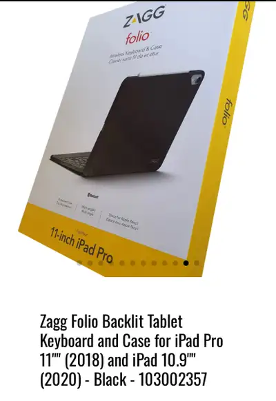ZAGG Folio iPad Pro Keyboard Case, View more