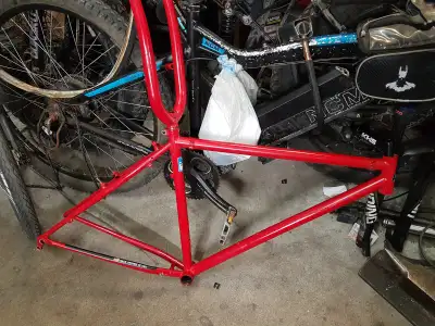 Vintage 90's KHS Red Mountain Bike Frame, View more