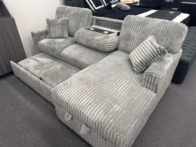 Neuf Sectionnel Corduroy Divan - lit , View more