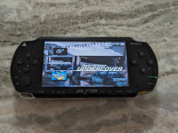 128 GB PSP - 1000 Black with 400 + Games B