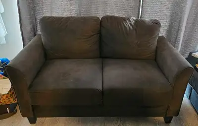 Coffee Brown 2 Seat Loveseat Couch, View more