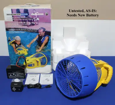 Sea-Doo Seascooter Dolphin *Untested, AS-IS*, View more