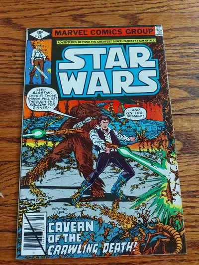 STAR WARS #28 MARVEL COMICS 1979 NEWSSTAND VARIANT HANS SOLO CHE, View more