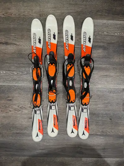 Atomic .99+ Skis with Bindings & Carry Bag, View more