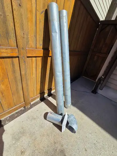 Galvanized Steel 5" Duct Pipe, View more